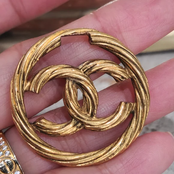 Chanel vintage dangling bamboo earrings 2 way - Picture 8 of 10
